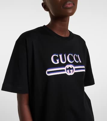 T-shirt imprimé en coton | Gucci