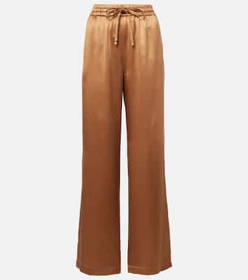 Weite Hose aus Seidensatin | Dolce&Gabbana