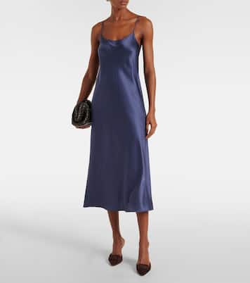 Abito sottoveste in raso | Vince