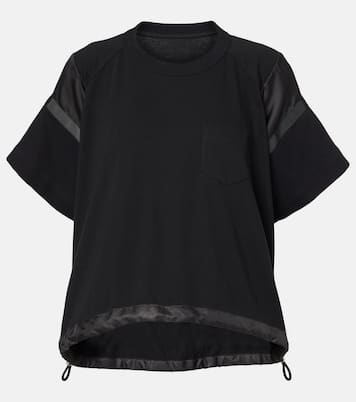 T-shirt in jersey di cotone | Sacai