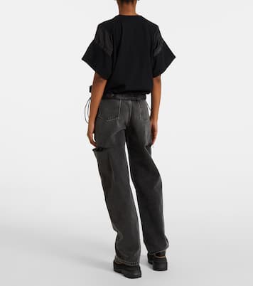T-shirt in jersey di cotone | Sacai