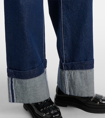 Jeans regular con cristalli | Simone Rocha