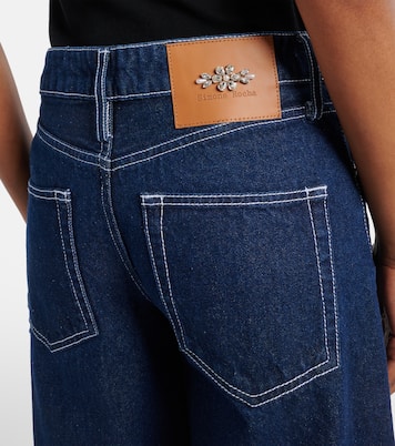 Jeans regular con cristalli | Simone Rocha