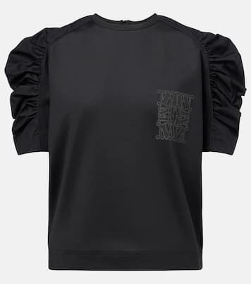 T-shirt Mantide in jersey con logo | Max Mara