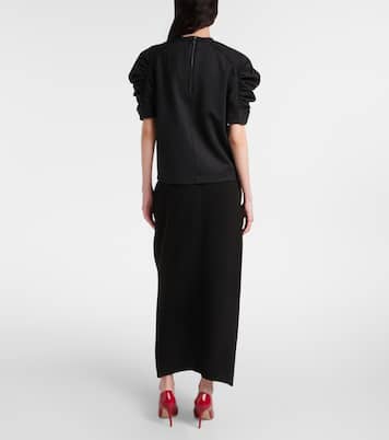 T-shirt Mantide in jersey con logo | Max Mara