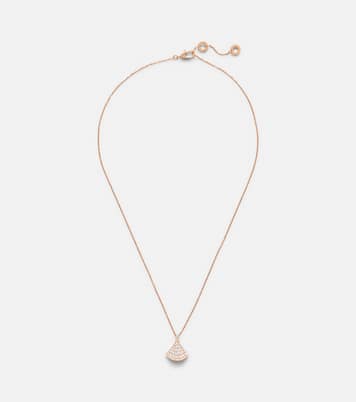 Diva's Dream 18kt rose gold necklace with diamonds | Bvlgari