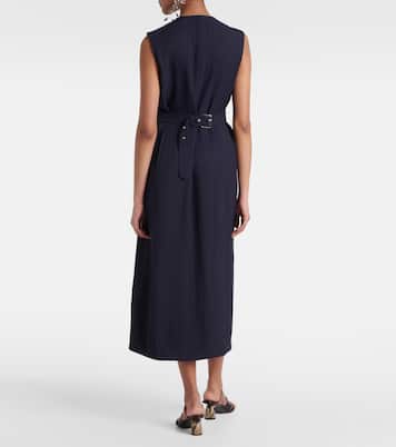Abito midi in gabardine | Dries Van Noten