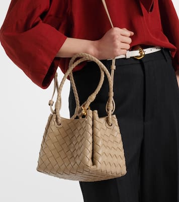 Tote Parachute Small aus Leder | Bottega Veneta