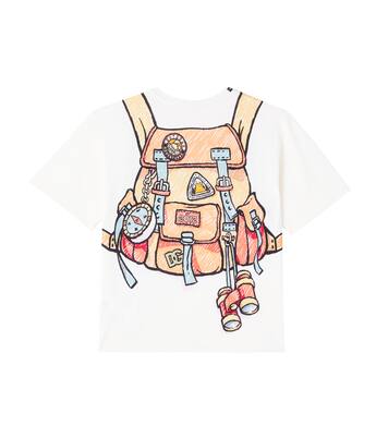 Printed cotton jersey T-shirt | Dolce&Gabbana Kids