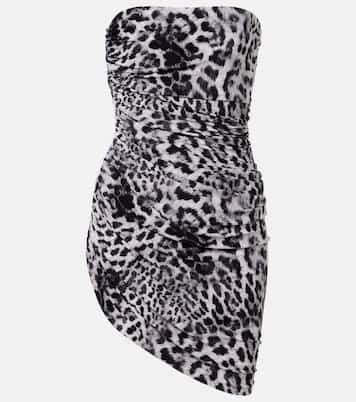 Diana Pickleball leopard-print minidress | Norma Kamali