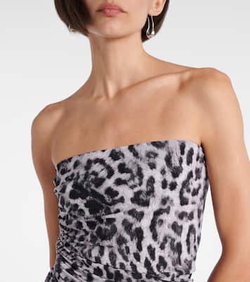 Diana Pickleball leopard-print minidress | Norma Kamali