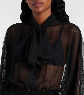 Minikleid aus Mesh | Norma Kamali