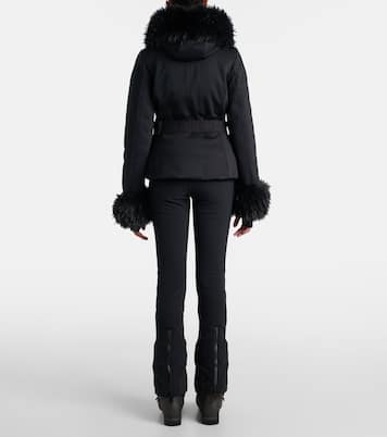 Chaqueta de esquí Giselle con pelo sintético | Goldbergh