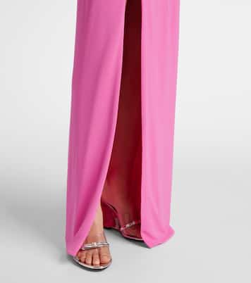 Safety Pin draped gown | Versace