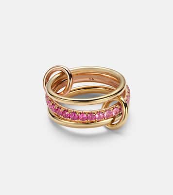 Anello Petunia in oro rosa 18kt e oro rosa 18kt con zaffiri | Spinelli Kilcollin