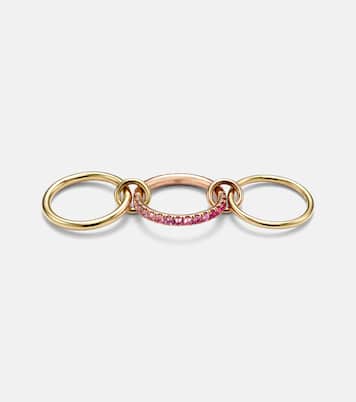 Anello Petunia in oro rosa 18kt e oro rosa 18kt con zaffiri | Spinelli Kilcollin
