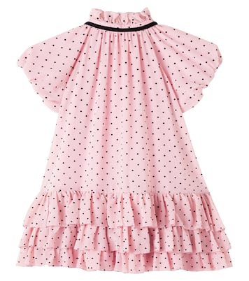 Vestido con volantes y lunares | Monnalisa