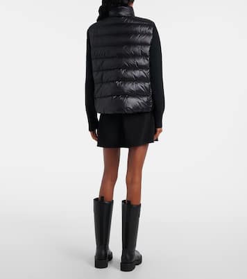 Daunenjacke mit Strick | Moncler