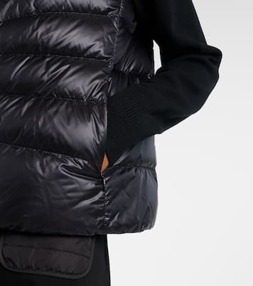 Daunenjacke mit Strick | Moncler