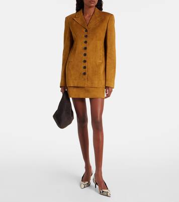 Jett suede miniskirt | Khaite