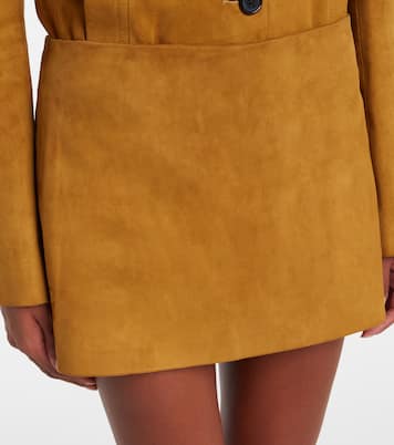 Jett suede miniskirt | Khaite