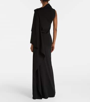 Draped asymmetric maxi dress | Sportmax