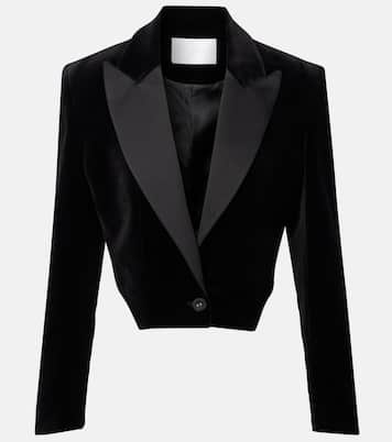 Blazer de terciopelo de algodón | Costarellos