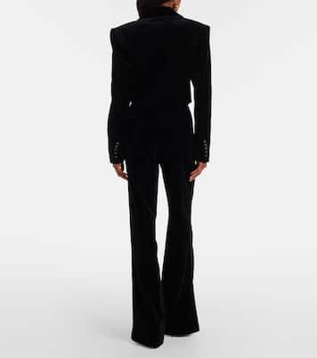 Blazer de terciopelo de algodón | Costarellos