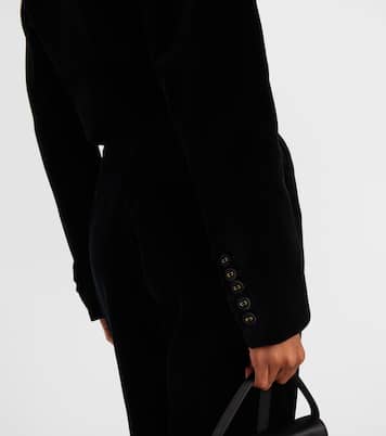 Blazer de terciopelo de algodón | Costarellos