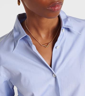 Collana a catena con logo | Prada