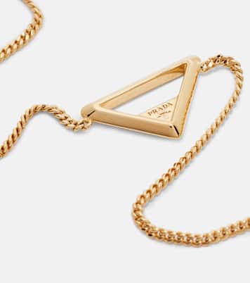 Collana a catena con logo | Prada
