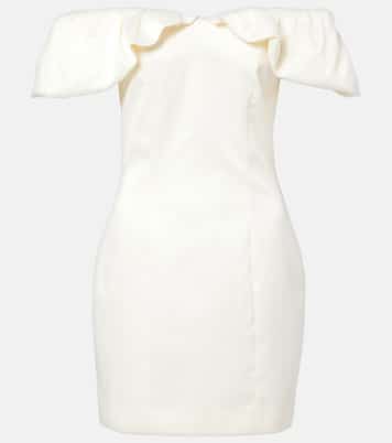 Draped off-shoulder minidress | Rotate