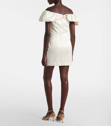 Draped off-shoulder minidress | Rotate
