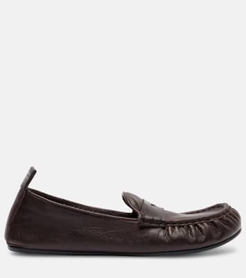 Leather penny loafers | Acne Studios