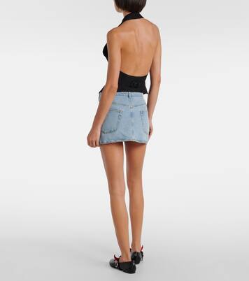 Halterneck open-back top | Coperni