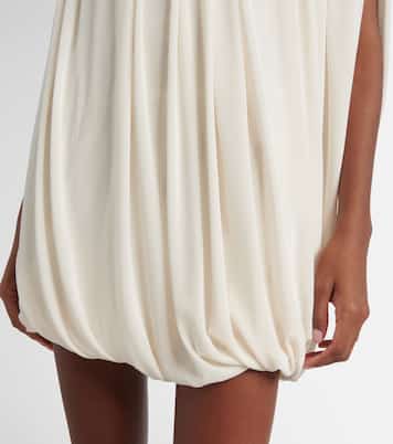 Embellished draped minidress | Xu Zhi