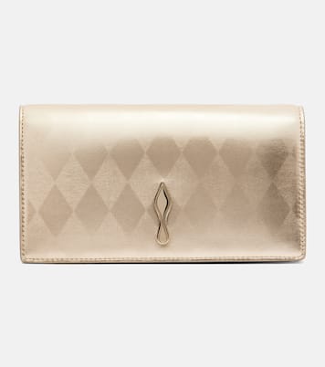 Bettina metallic leather clutch | Christian Louboutin