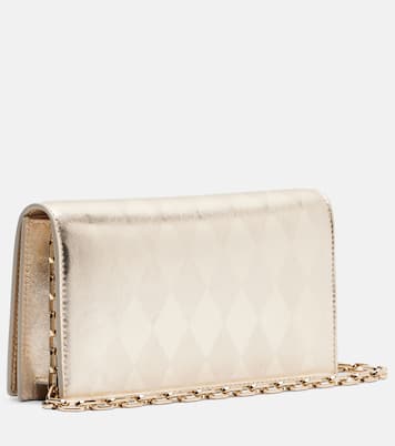 Bettina metallic leather clutch | Christian Louboutin