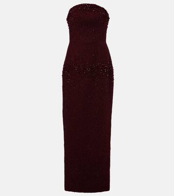 Tina embellished strapless gown | Clio Peppiatt