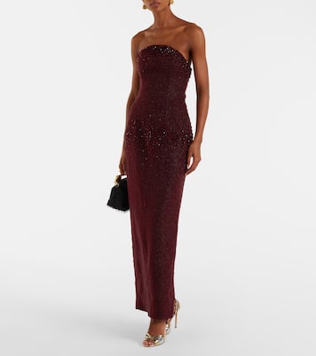 Tina embellished strapless gown | Clio Peppiatt