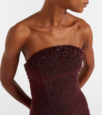 Tina embellished strapless gown | Clio Peppiatt