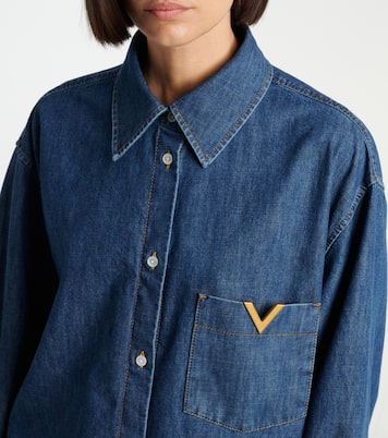 VGold chambray shirt | Valentino
