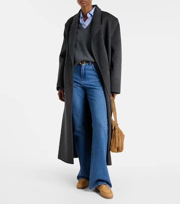 Loafers Chambeliboat aus Veloursleder mit Shearling | Christian Louboutin