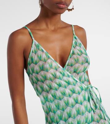 Zigzag wrap dress | Missoni