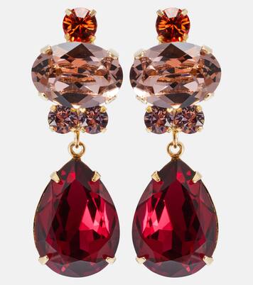 Ohrringe Catherine, 18kt vergoldet, mit Kristallen | Jennifer Behr