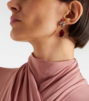 Ohrringe Catherine, 18kt vergoldet, mit Kristallen | Jennifer Behr