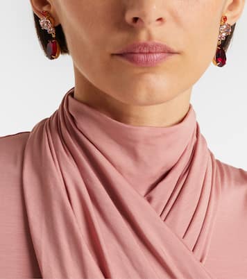 Ohrringe Catherine, 18kt vergoldet, mit Kristallen | Jennifer Behr