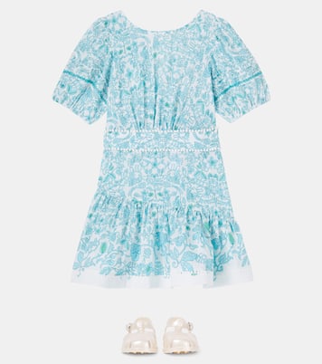Chantal floral cotton dress | Poupette St Barth Kids