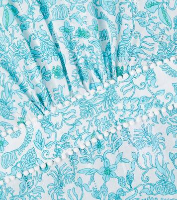 Chantal floral cotton dress | Poupette St Barth Kids