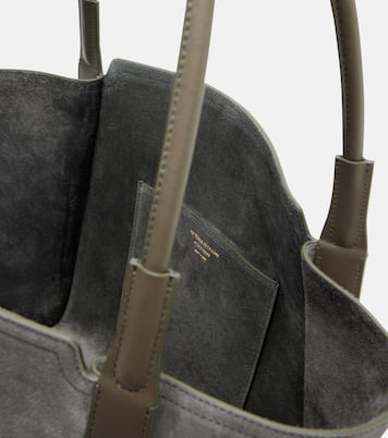 Victoria Small suede top-handle bag | Victoria Beckham